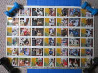 1994 Action Packed Baseball Uncut Sheet, Michael Jordan, Clement