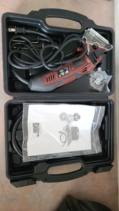 (New) Rotorazer 3000 saw with various accessories, View more