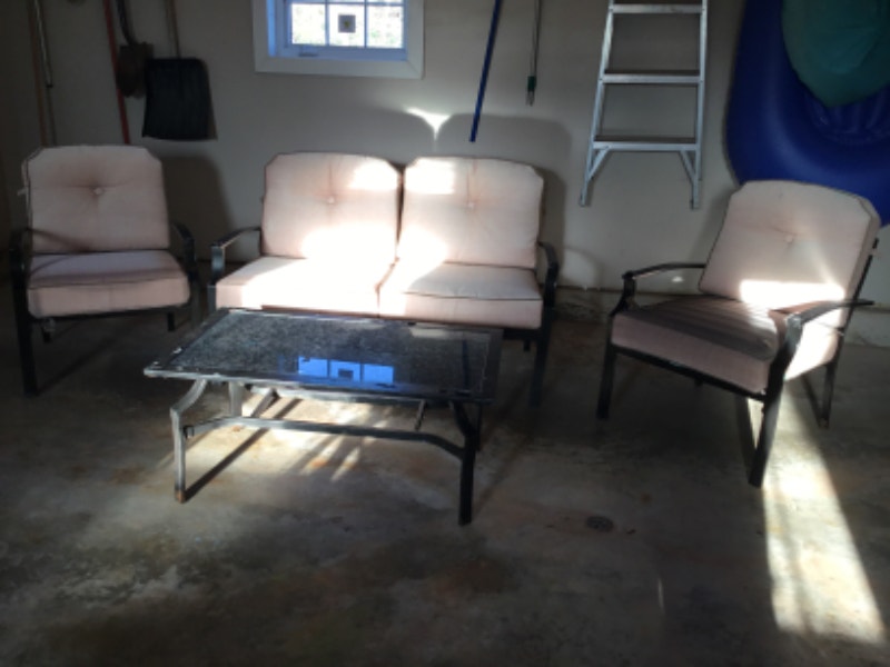 OUTDOOR FURNITURE SET 4 PIECES Free Stuff Charlottetown Kijiji