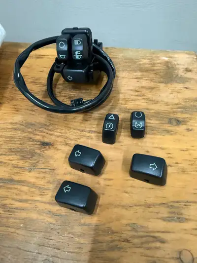 Used - in super condition. HD Softail Control switches for lights turn signals. $50.00