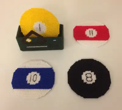 Pool Ball Drink Coasters For Sale - New, Voir plus