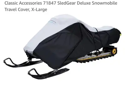 Snowmobile Deluxe Travel Cover Heavy duty protection X-Large 119x127" Selling Price: $90