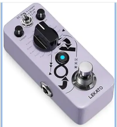 LEKATO 2 in 1 Looper + Drum Machine Pedal, View more