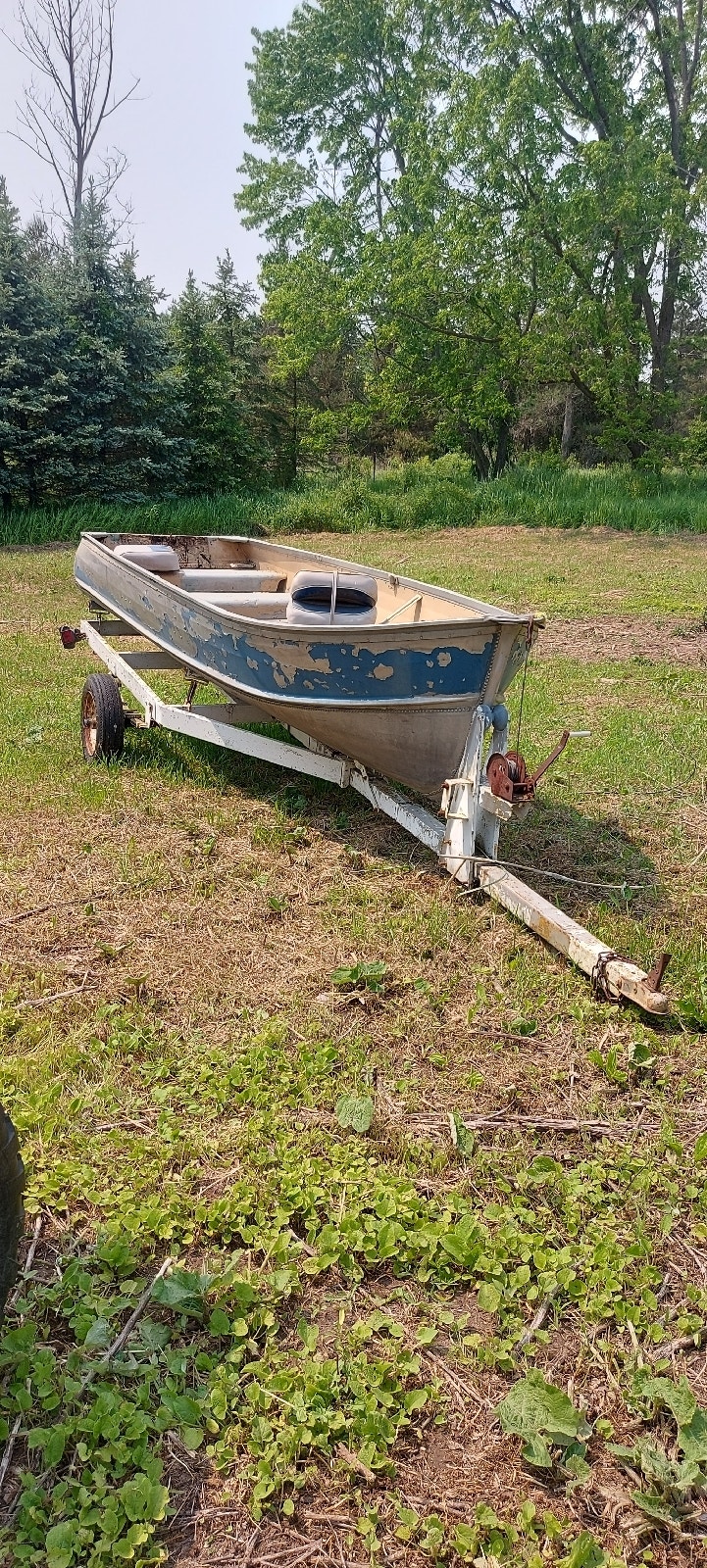 14' boat package Powerboats & Motorboats Hamilton Kijiji