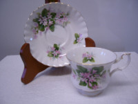 Vintage Footed Royal Albert Mayflower Cup & Saucer