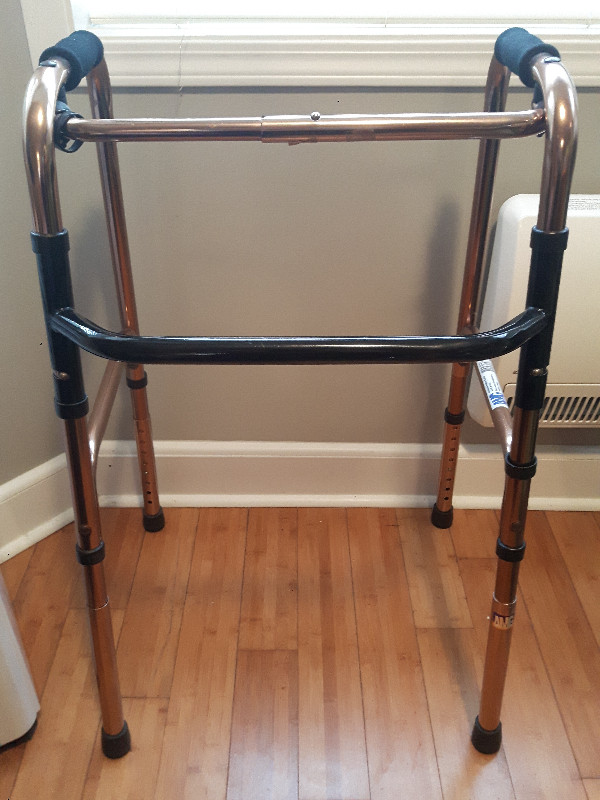 Folding Walker - Bronze finish - in as new condition in Health & Special Needs in Comox / Courtenay / Cumberland
