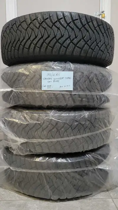 Selling a super clean set of Falken Winterpeak snow tires on steel rims. Mint condition!! Previously...