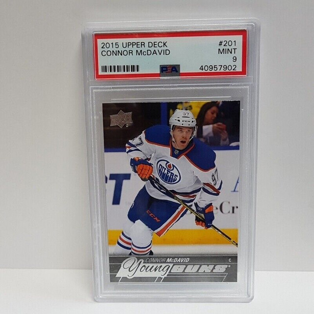 CONNOR McDAVID - Young Guns ROOKIE - UNGRADED + PSA 9, BGS 9,9.5 in Arts & Collectibles in City of Halifax - Image 2