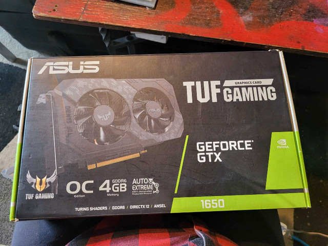 ASUS TUF GTX 1650 in System Components in Calgary - Image 2