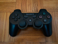 SONY PLAYSTATION 3 (PS3) SIXAXIS DUALSHOCK CONTROLLER BLACK