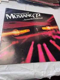 VINTAGE 1972 MUSTANG SALES BROCHURE #M1999