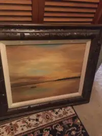 Oil painting sea scape