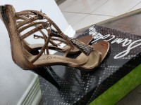 Sam Edelman shoes Nilla bronze / Chaussure talon haut bronze