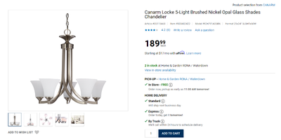 Chandelier, View more