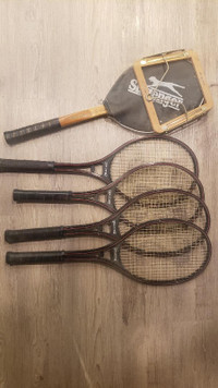 Tennis Rackets - Set of 4 in new condition