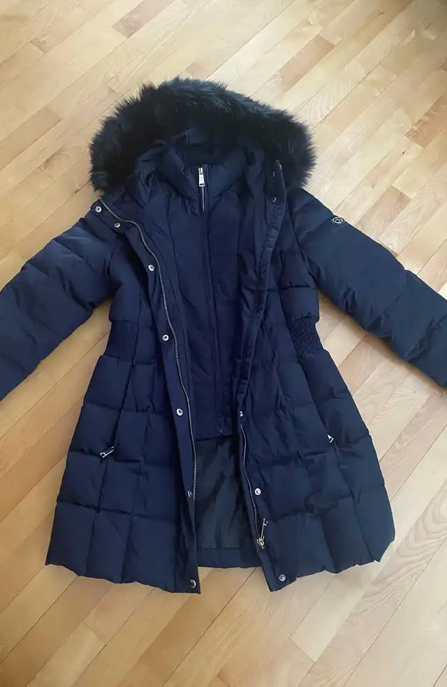 Manteau hiver Calvin Klein pour femme - Medium bleu marin in Women's - Tops & Outerwear in Laval / North Shore - Image 3