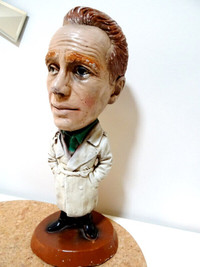 1972 HUMPHREY BOGART sculpture ESCO heavy large ENTERTAINMENT