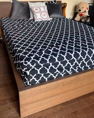 Queen bed frame asking $175 OBO