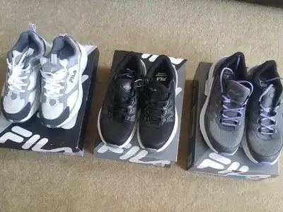 Fila Shoes, Ladies Size 7, 8, 10, Brand new in Box - $35.00, View more