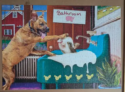 300 piece puzzle (animals) and 500 piece (surfing), View more