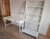Good shape Ikea desk and Shelf