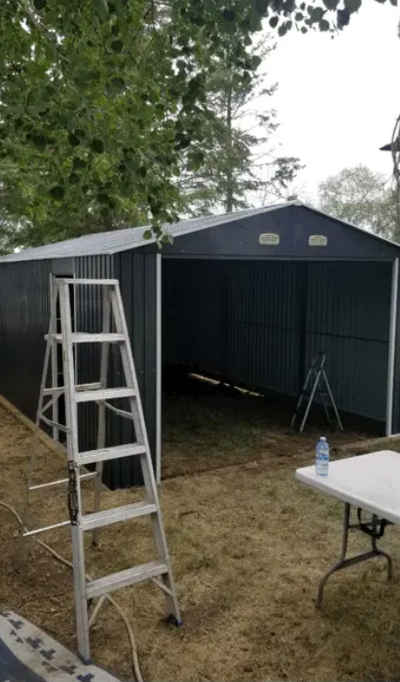 dôme, tente, abri, stockage, conteneur, couverture, garage, métal, cabanon, tissu Notre numéro : +1...