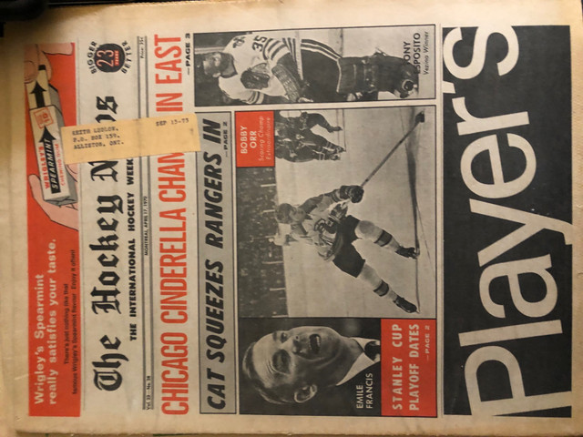 1968-1972 Hockey News pkg 31 in Hockey in Peterborough - Image 2