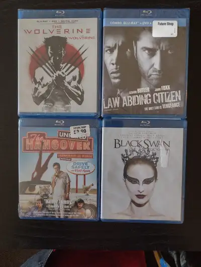 New Sealed Blu Rays, View more