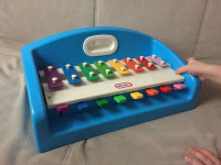 Little Tikes Xylophone Tap A Tune Piano Keyboard Vintage 1985