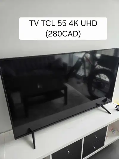 TCL 55 4K UHD TV with Google Tv, View more