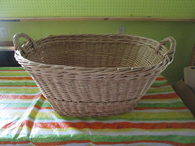 wicker laundry basket in Storage & Organization in Peterborough