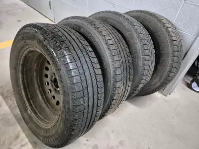 4 used Michelin Winters with rims from my Subaru Outback. 225/65R17. Lots of tread left: 6/32", or 5...