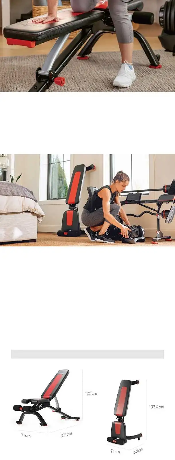 BowFlex 5.1S Adjustable Weight Bench65609084227842125