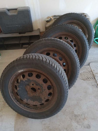 205/55 R16 Snow Tires on Rims