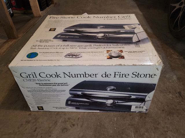 New Fire Stone Cook Number Grill-Electric in BBQs & Outdoor Cooking in Saskatoon - Image 2