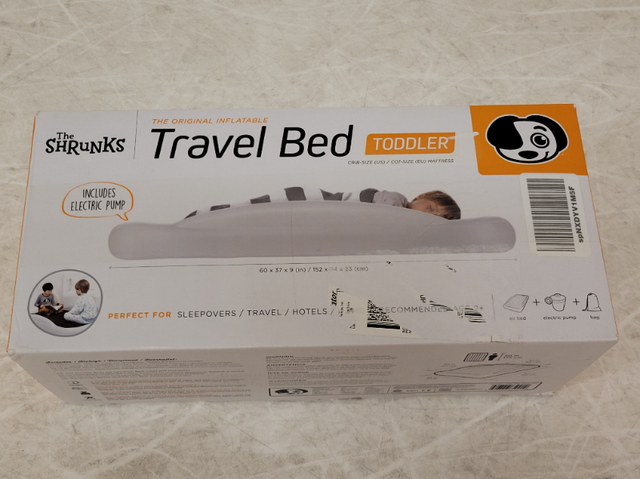 The Shrunks Toddler Travel Bed with Electric Pump in Cribs in Guelph - Image 2
