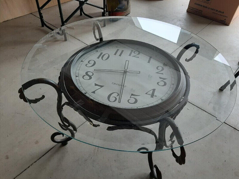 Used, Clock coffee table for sale  