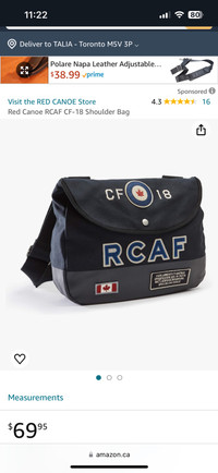 Brand New RCAF bag