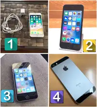 Various  OLD Generation Apple   iPhones