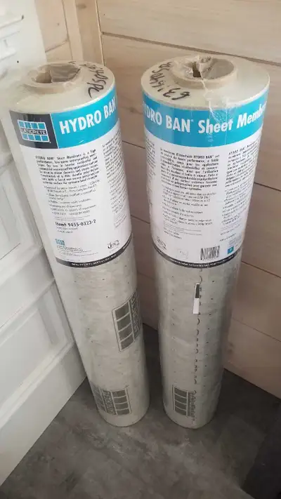 Laticrete HydroBan tile Waterproof  Membrane shower, Steam sauna, View more