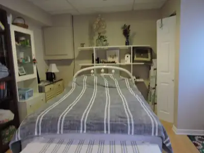 Ottawa private all furnished double bedroom with private shower: Includes: sheets, large desk, chair...