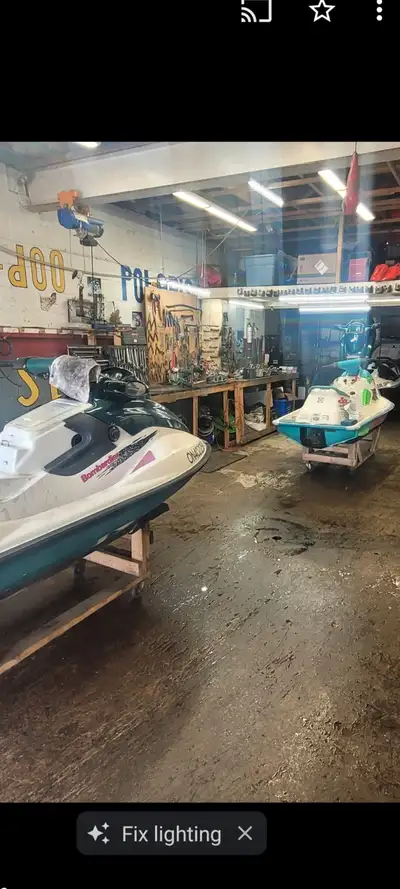 23 year licensed 2 stroke repair shop, which services sea-doo's, snowmobiles, dirt bikes, with licen...