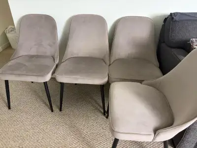 Dining chairs set of 4, View more