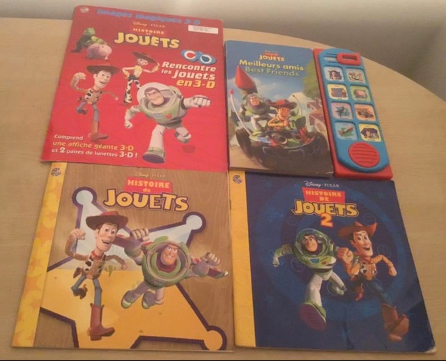 Walt Disney Histoire de Jouets/Toy Story Livres en Français dans Autre  à Ville de Montréal