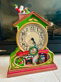 Vintage Avon countdown Christmas  clock