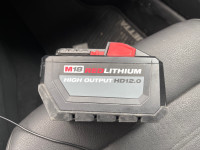 Milwaukee 12 ah battery mint condition barely used 