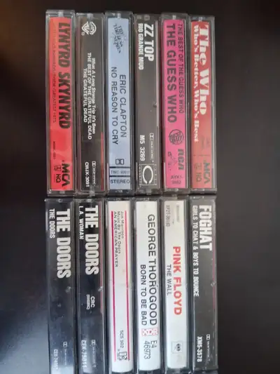 Rock & Roll Cassette Tapes Lot of 34      $50, View more
