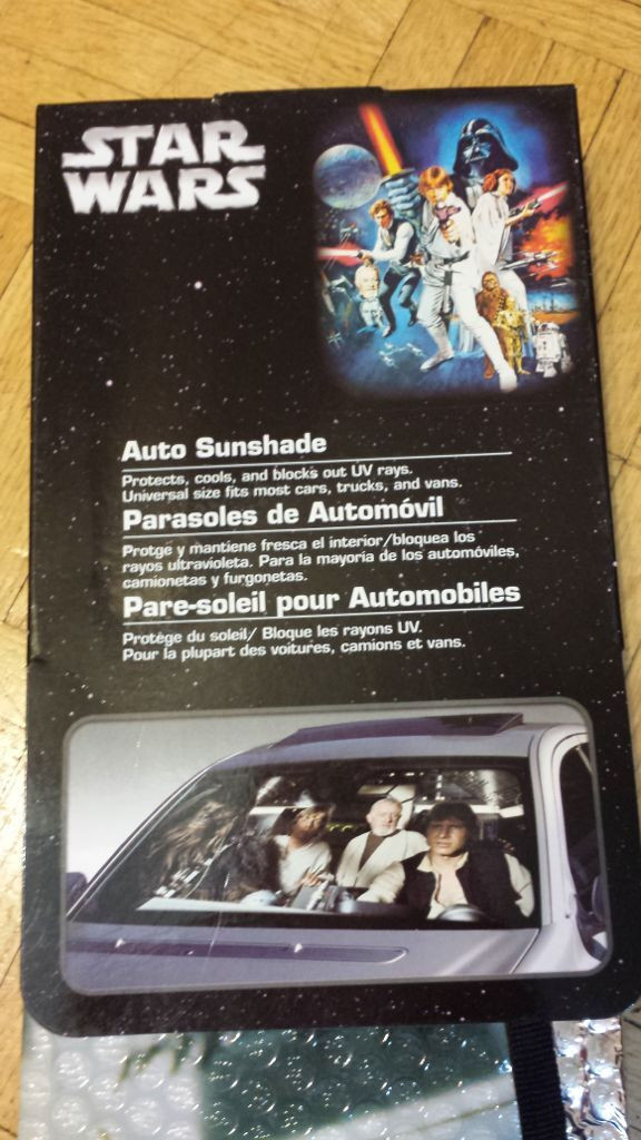 Rare Star wars Millennium sunshade sun shade car auto in Arts & Collectibles in Cambridge - Image 2