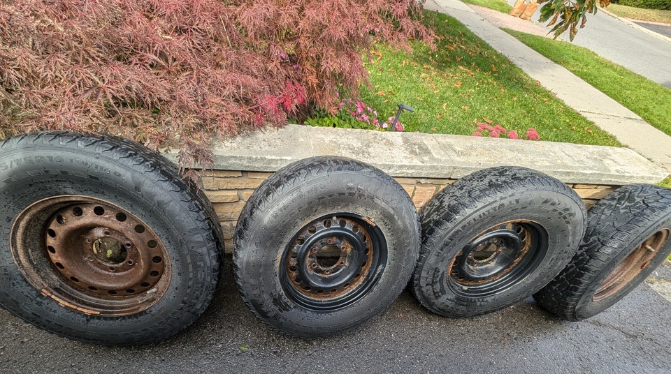 Nokian Hakkapeliitta LT 245/75R 16” Winter tires on rims | Tires & Rims ...