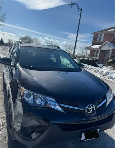 Time to let go my 2015 Toyota RAV4 LE, All wheel drive Black exterior black interior Has all the bel...